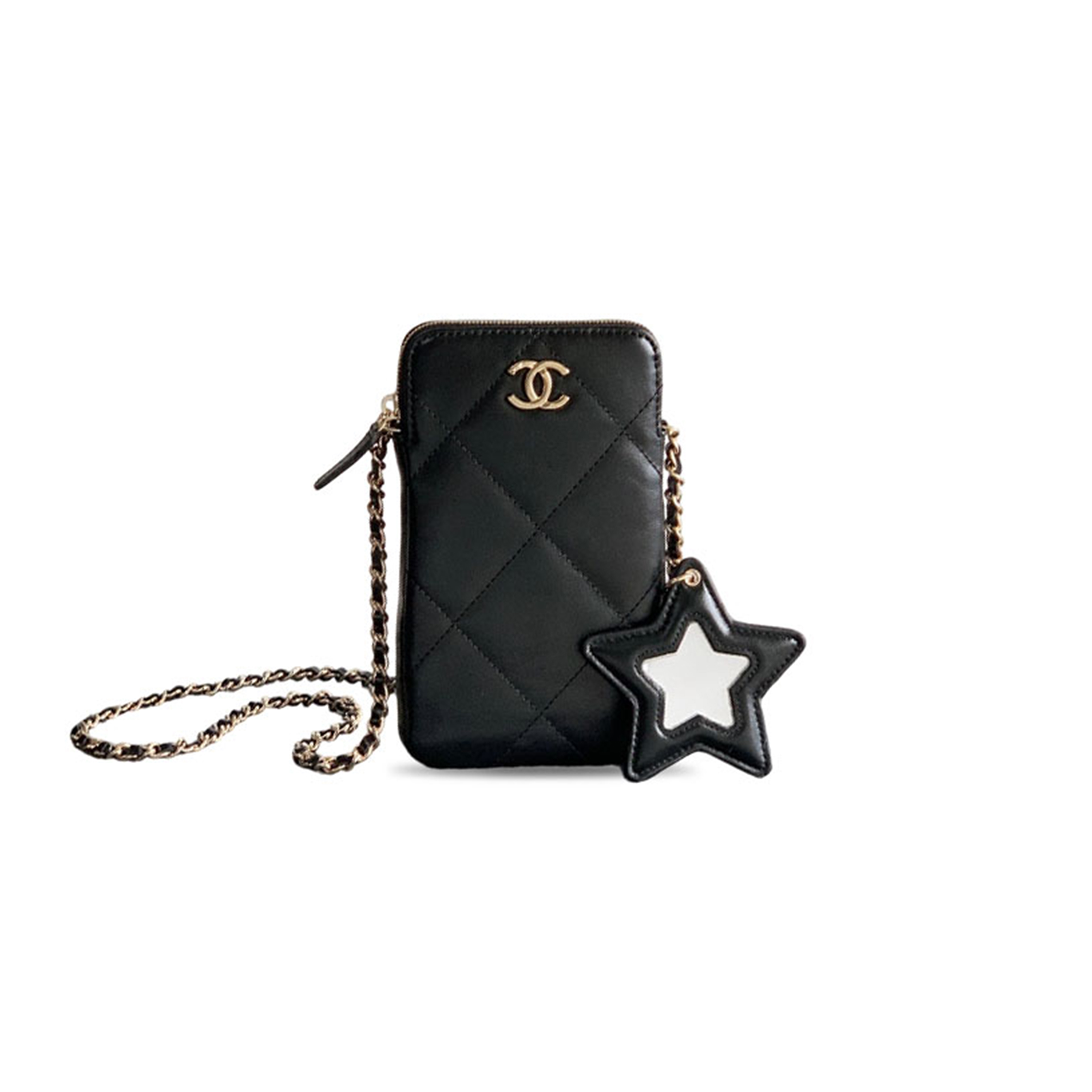 CHANEL PHONE HOLDER WITH CHAIN AP4777 (18*11*2.5cm)